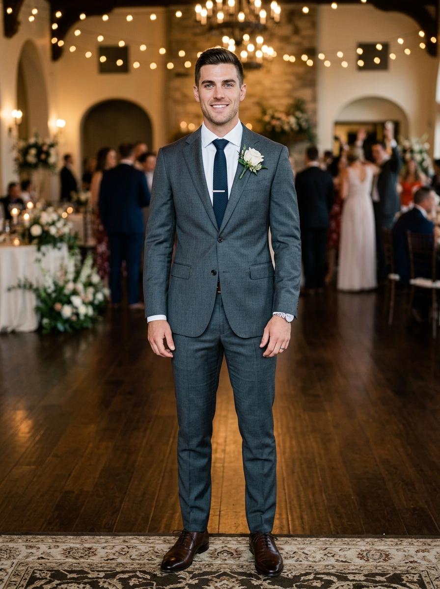 Groomsman slim-fit