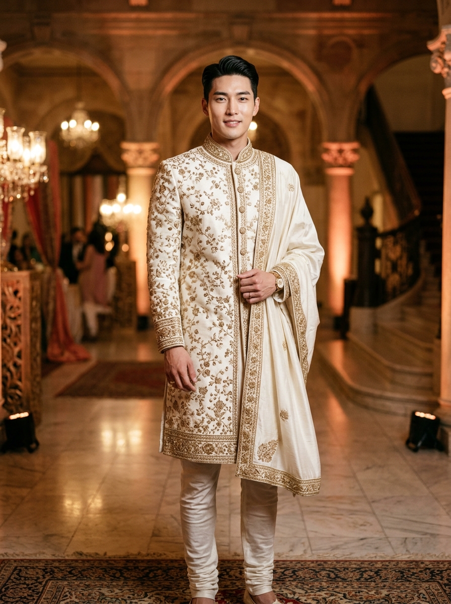 Traditional sherwani